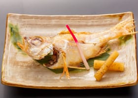 のどぐろの塩焼き